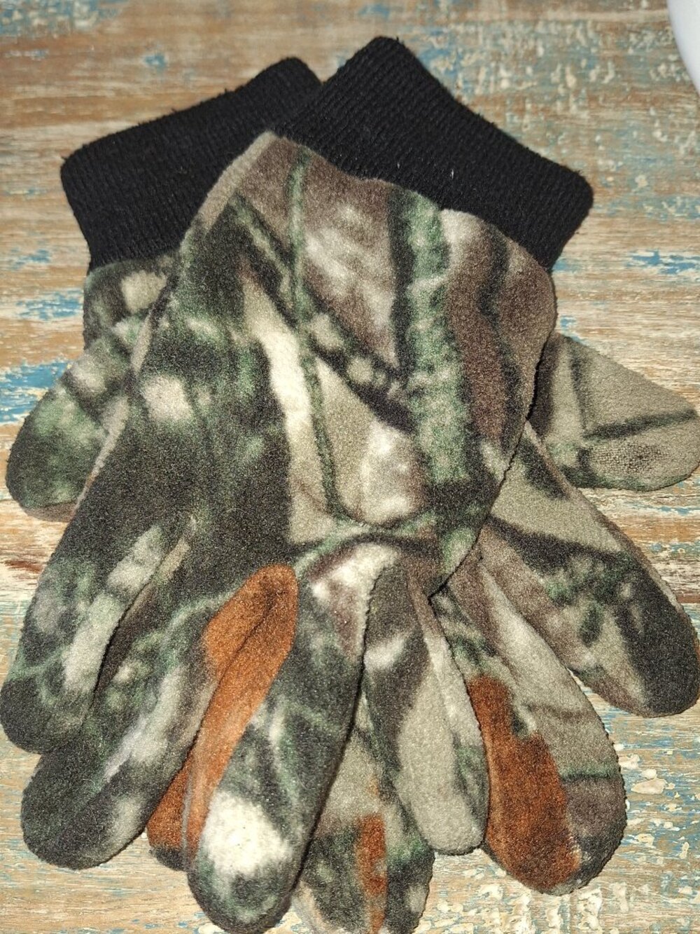 Fusion 3D Camouflage Fleece Hunting Gloves – Men’s Small – 2000s Outdoor Gear